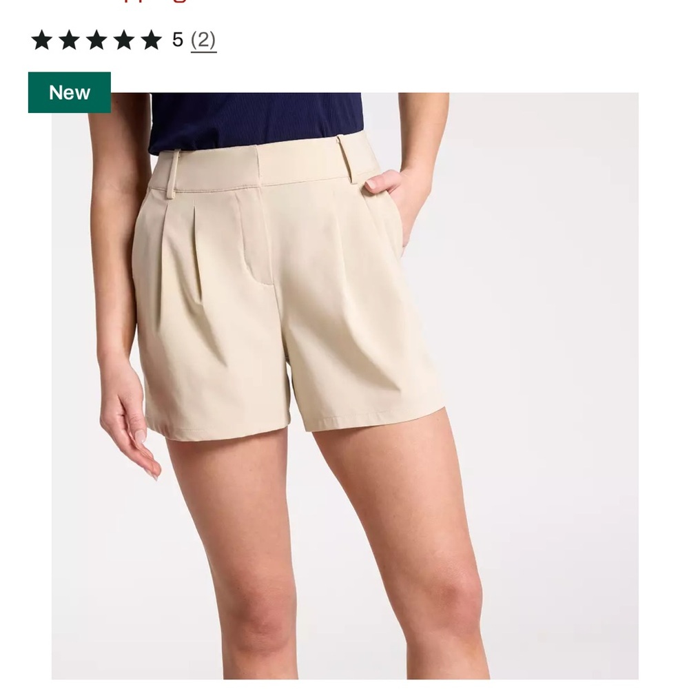 CALIA by Carrie Underwood High Waist Tan Shorts